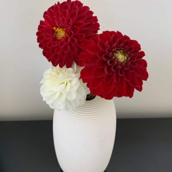Mini Ceramic Striped Vase