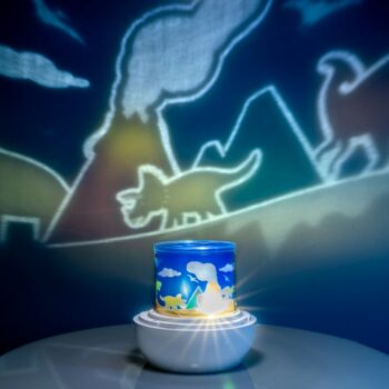 Lil Dreamers Lumi-Go-Round Rotating Projector Light - Dino