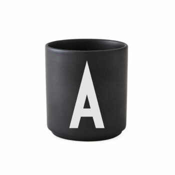 Personal Porcelain Cup - Black - A