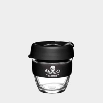 KeepCup Brew Reusable Glass Cup - Small 8oz - Sea Shepherd