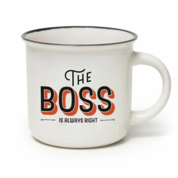 Cup-Puccino Porcelain Mug - The Boss