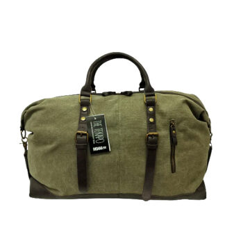 Tekapo Canvas Overnight Bag - Olive