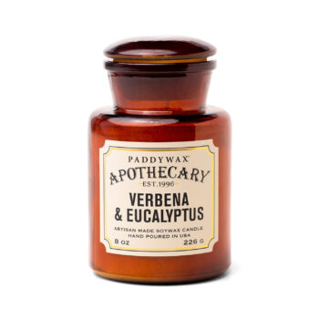 Apothecary Glass Candle - Verbena & Eucalyptus