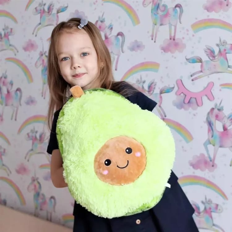 Happy Avocado Pillow Cushion Plush Toy - Large