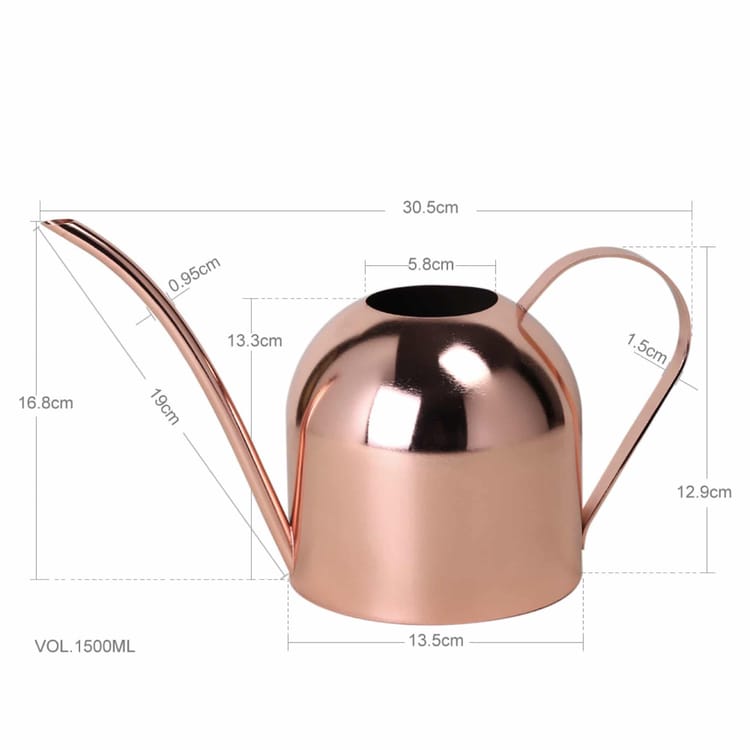 Stainless Steel Watering Can 1500ML