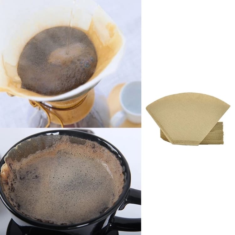 U-shaped Unbleached Coffee Filter Paper