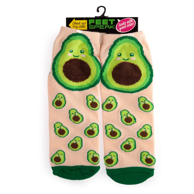 Feet Speak Socks - Avocado