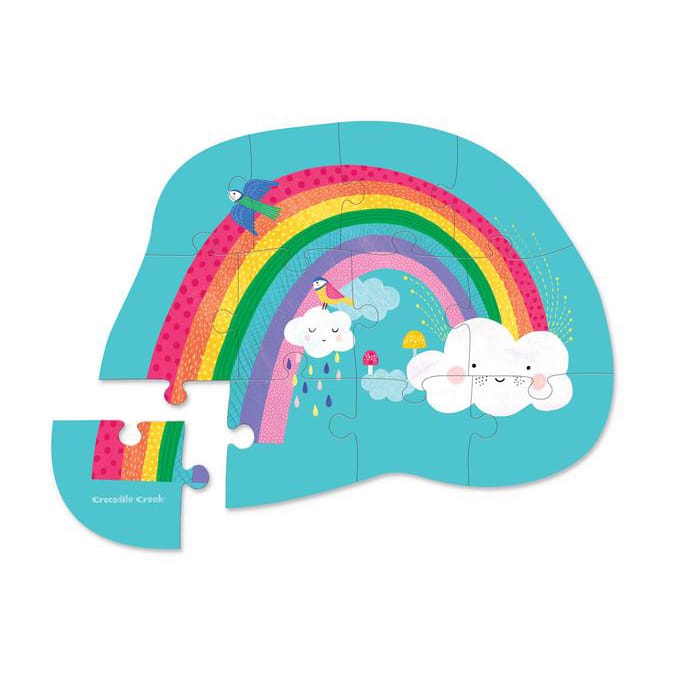 Mini Shaped Puzzle 12pc - Rainbow Dream