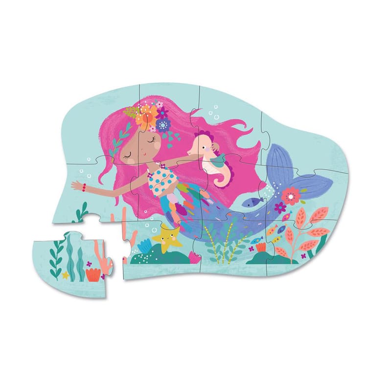 Mini Shaped Puzzle 12pc - Mermaid Dream
