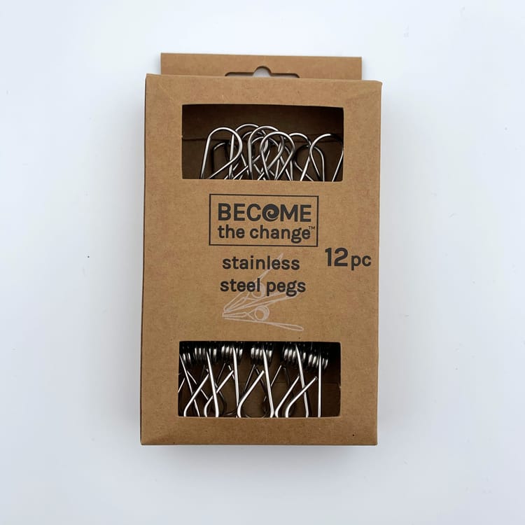 Stainless Steel Pegs 12pc
