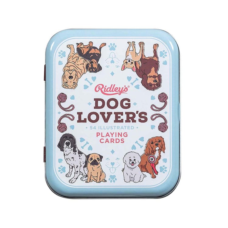 Dog Lovers 54 Illustrated Playing Cards