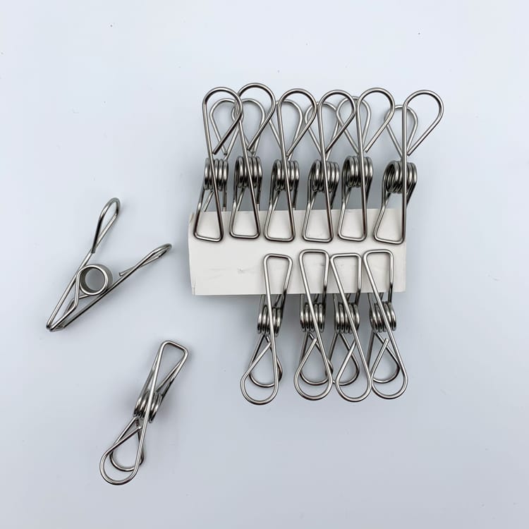 Stainless Steel Pegs 12pc