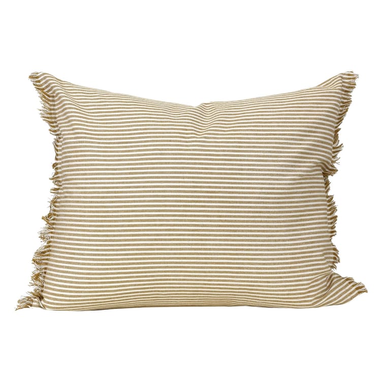 Abby Stripe Cushion 40x50cm - Mustard