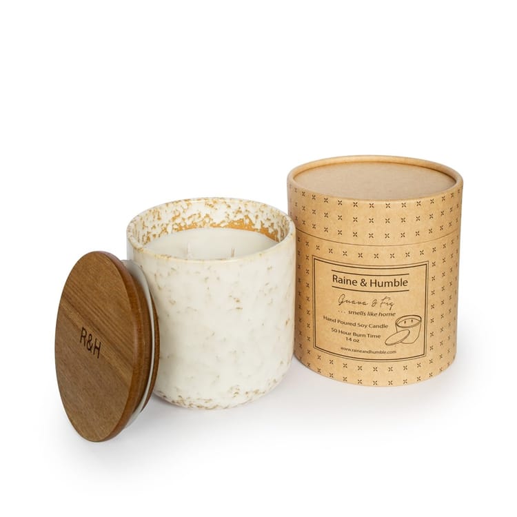 Scented Candle In Canister - Guava & Fig