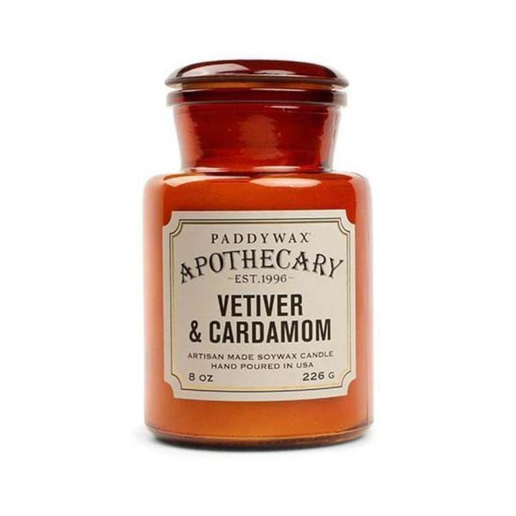 Apothecary Glass Candle - Vetiver & Cardamom