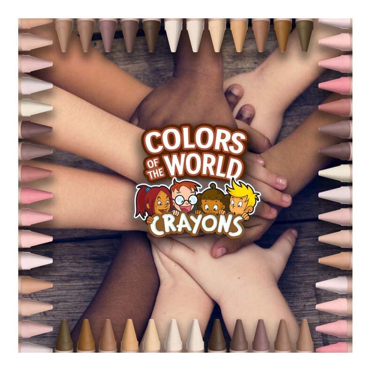 Colours of the World Crayons Pack of 24