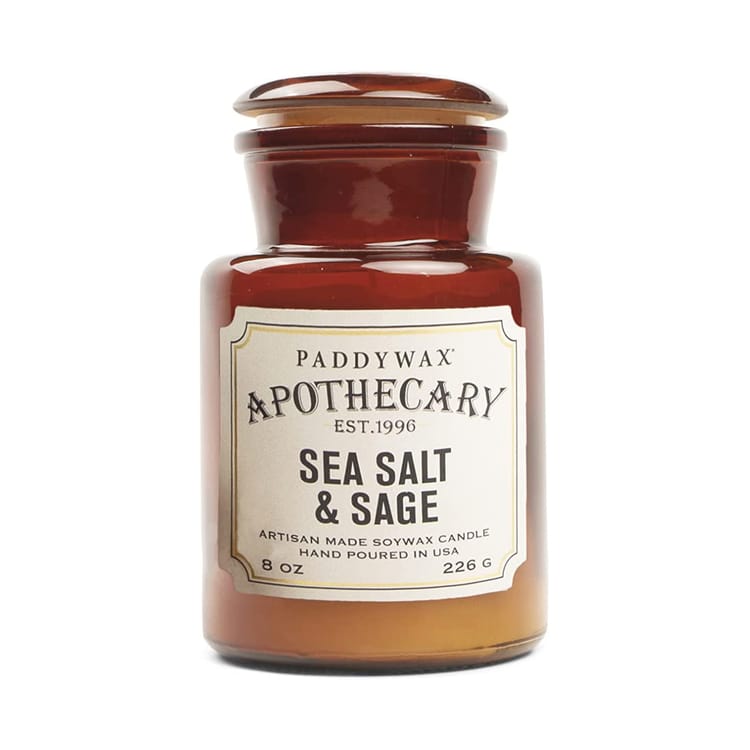 Apothecary Glass Candle - Sea Salt & Sage
