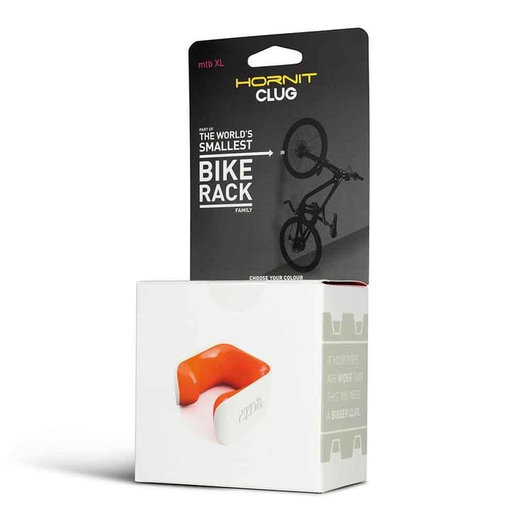 Clug MTB XL Bike Rack - White/Orange