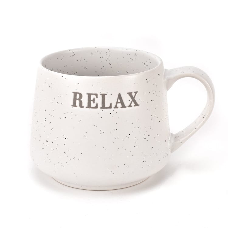 Serenity Debossed Mug - Relax