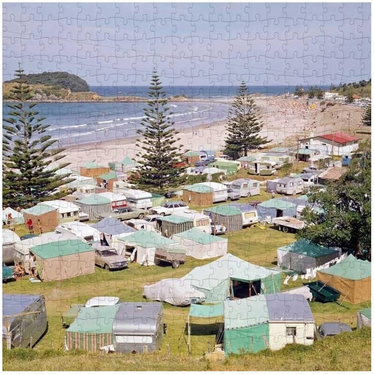Mt Maunganui Retro Image 500pc Jigsaw Puzzle