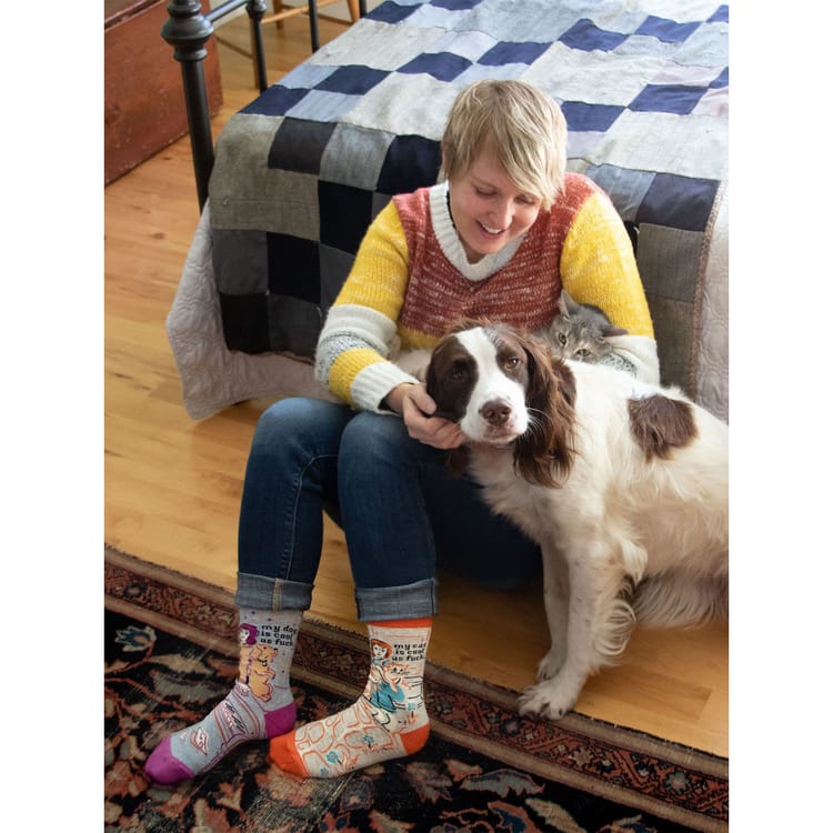 Women's Crew Socks – My Dog Is Cool As F*ck