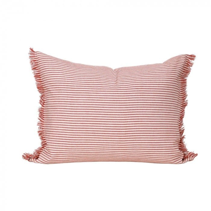 Abby Stripe Cushion 40x50cm - Terracotta