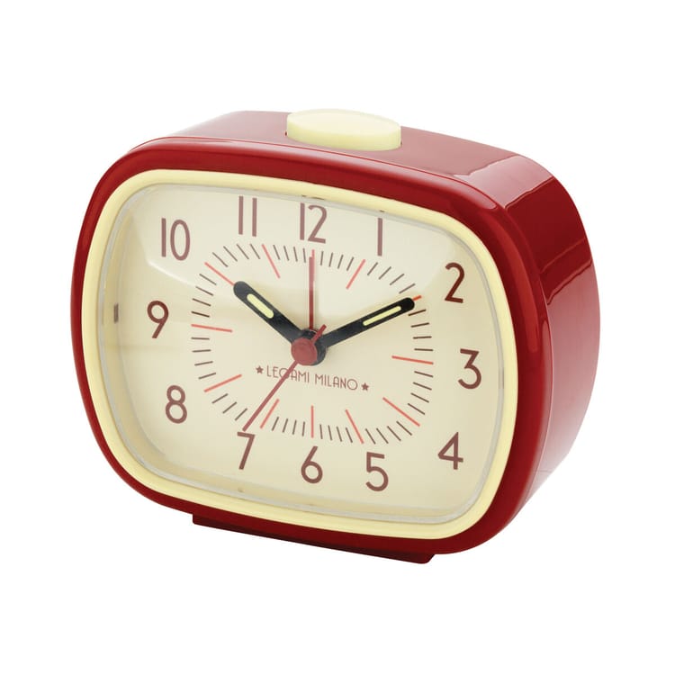 Retro Alarm Clock - Red