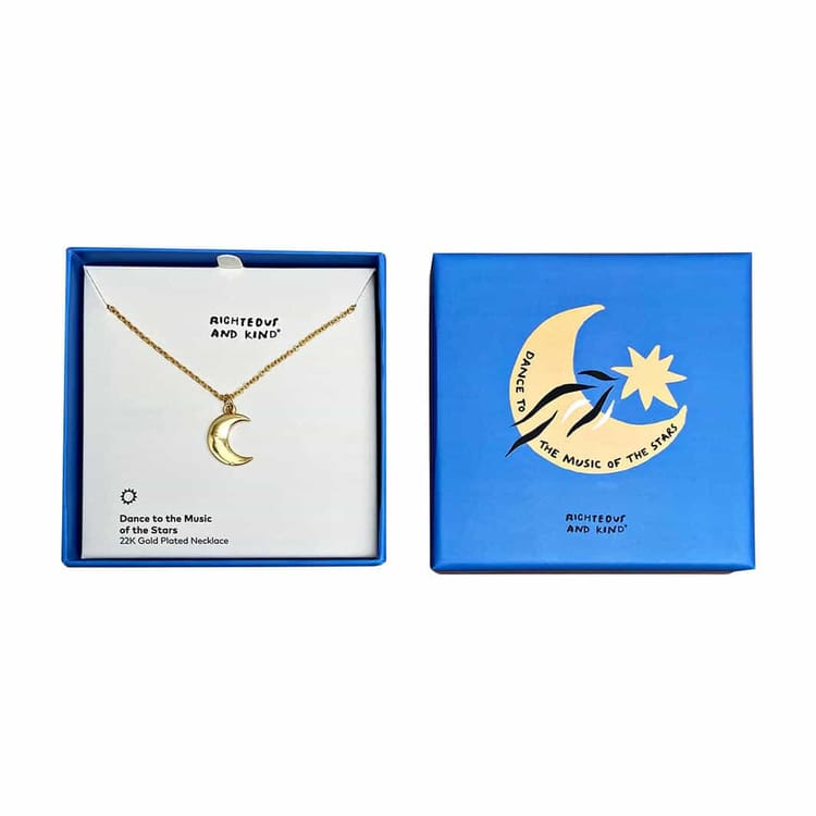 Righteous and Kind Necklace - Moon