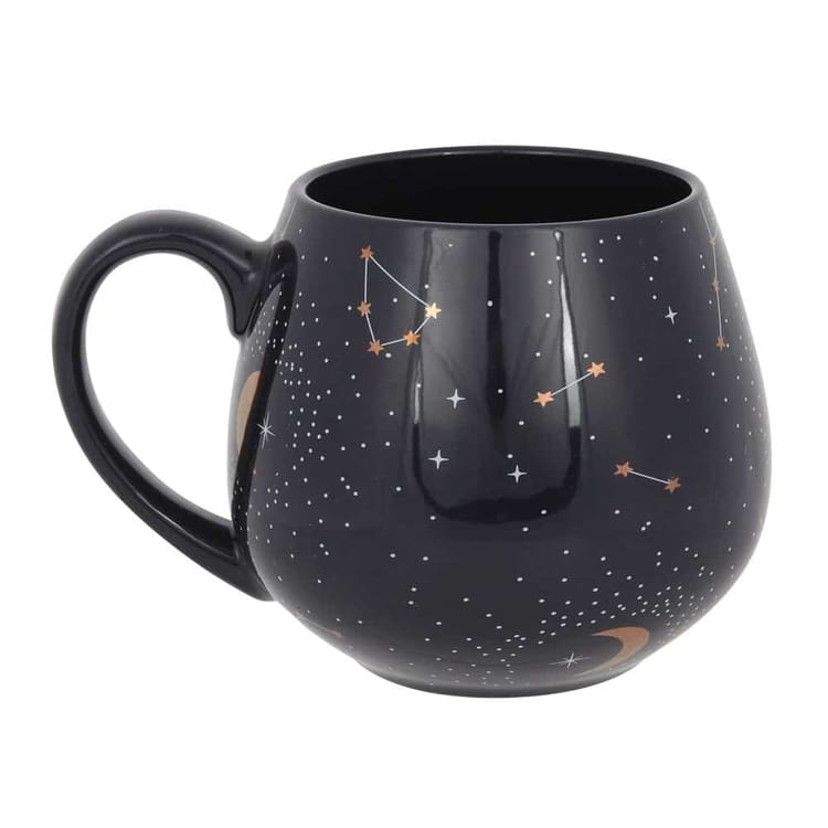 Written in the Stars Purple Constellation Rounded Mug