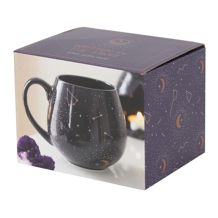 Written in the Stars Purple Constellation Rounded Mug