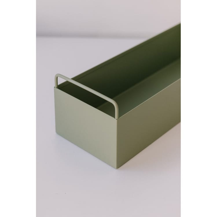 Metal Planter Box - Sage Green