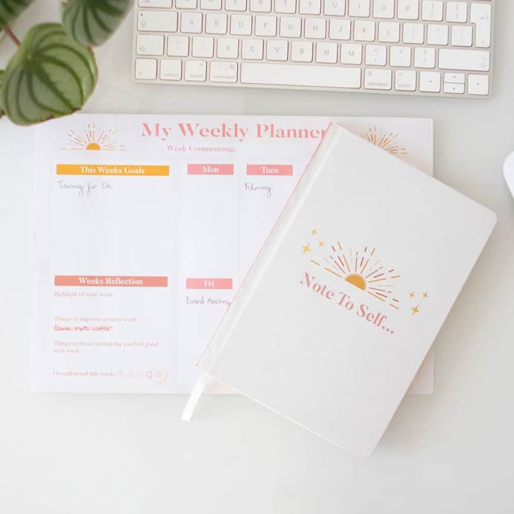 Good Vibes A4 Weekly Planner Pad