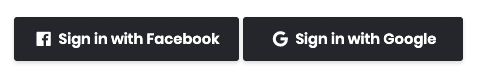 social login buttons