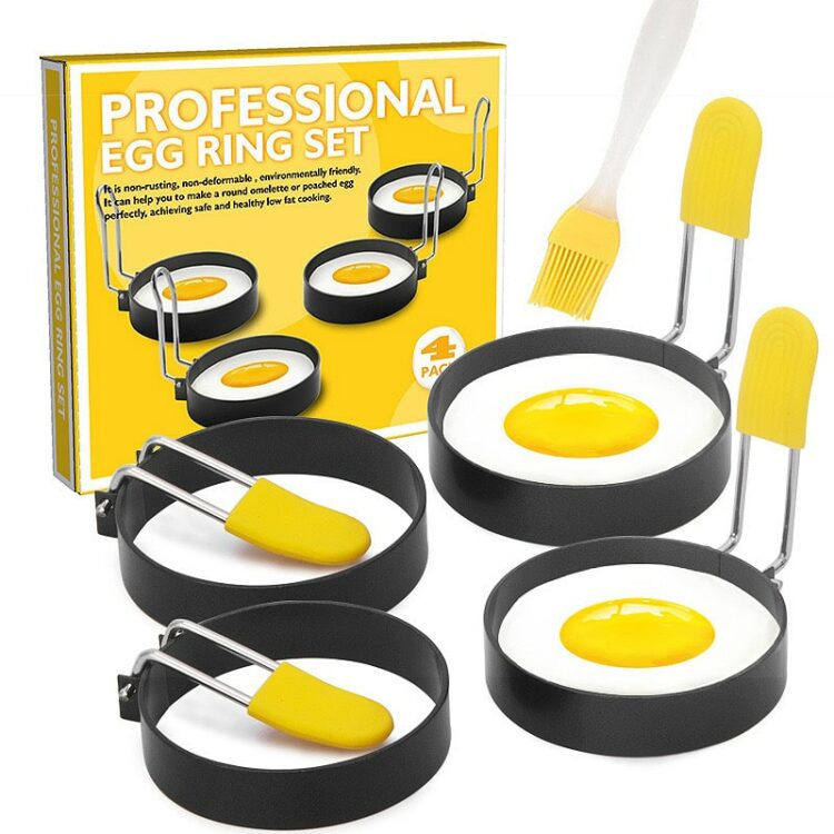 Professional Egg Fryer Ring - 4PC Pack