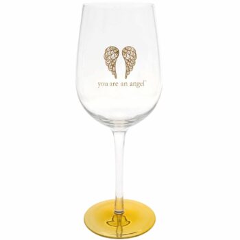 You Are An Angel Wine Glass – Always in My Heart