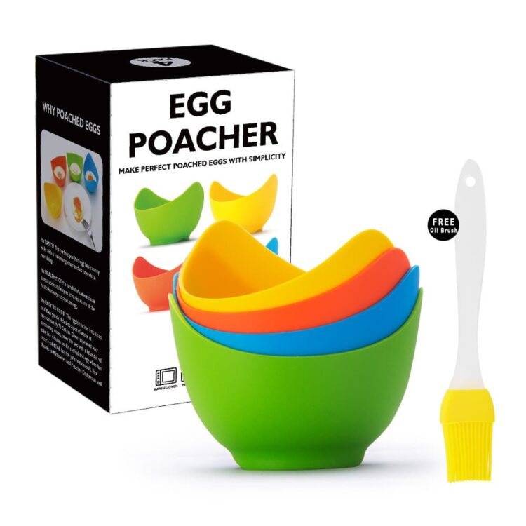 Silicone Egg Poacher Cups 4Pack
