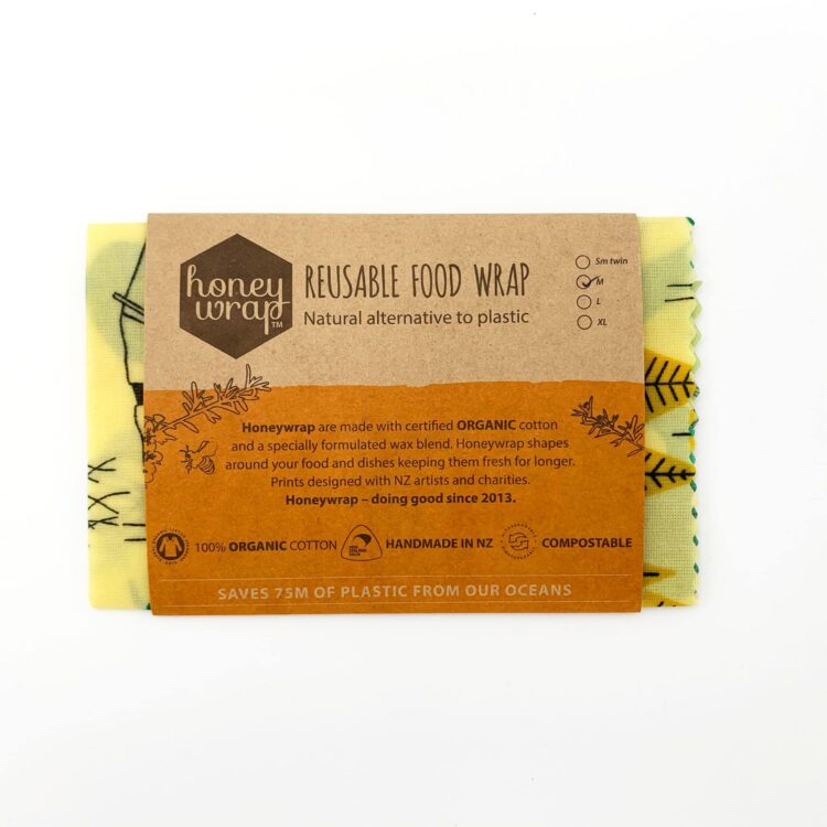 Reusable Beeswax Food Wrap - Medium