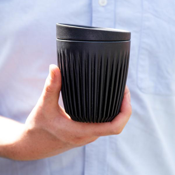 Huskee Reusable Coffee Cup - Charcoal