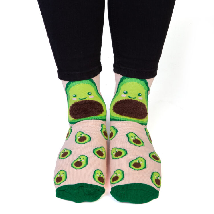 Feet Speak Socks - Avocado