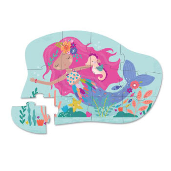 Mini Shaped Puzzle 12pc - Mermaid Dream