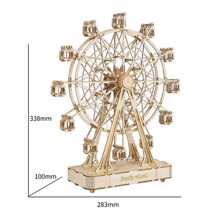 Rolife Ferris Wheel Wooden 3D Puzzle TGN01 Music Box