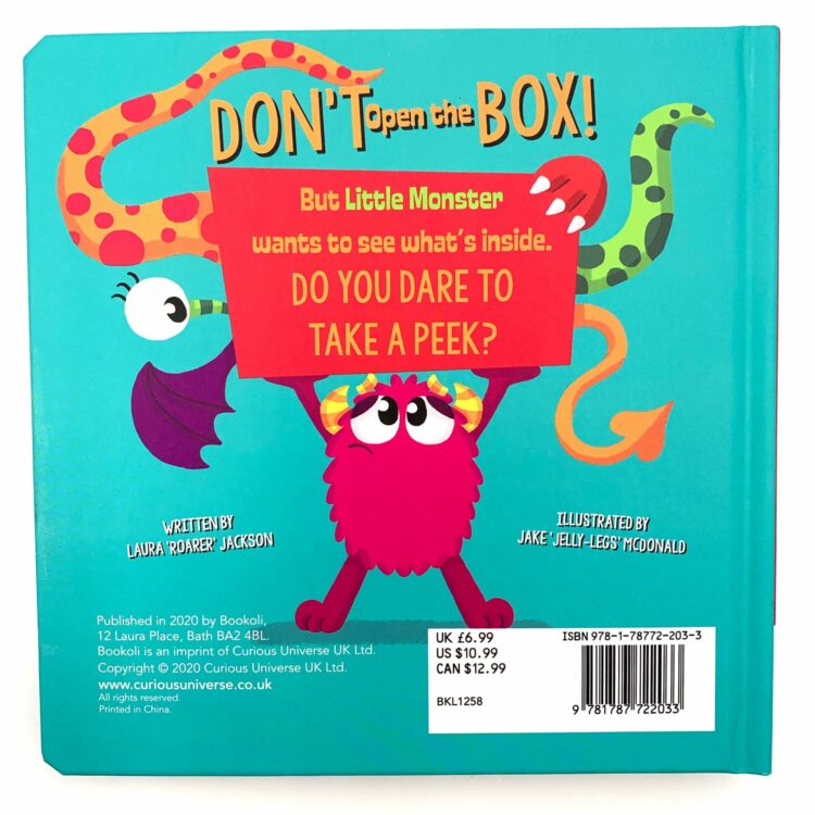 Monsters - Don't Open The Box (Picture & Activity Book)