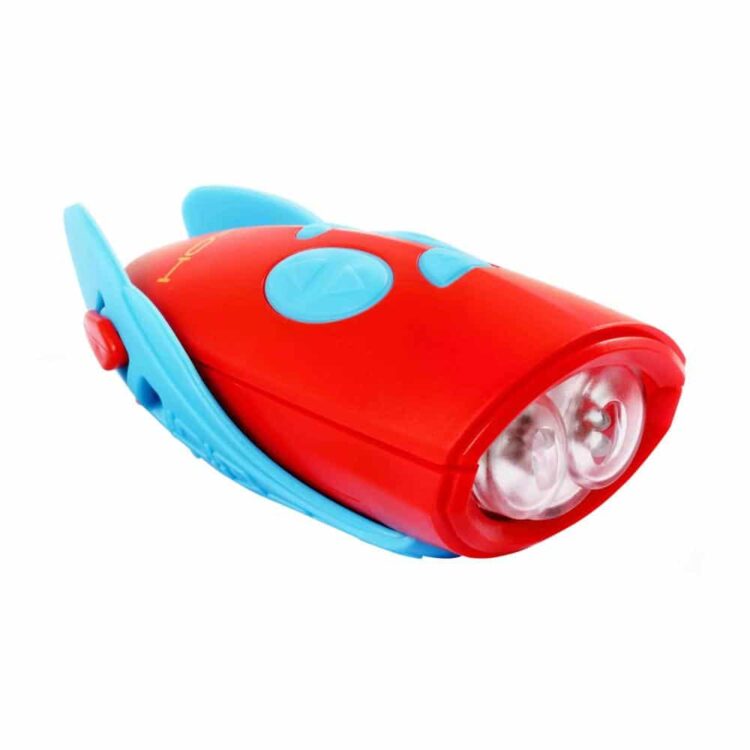 Mini Horn & Bike Light - Blue/Red