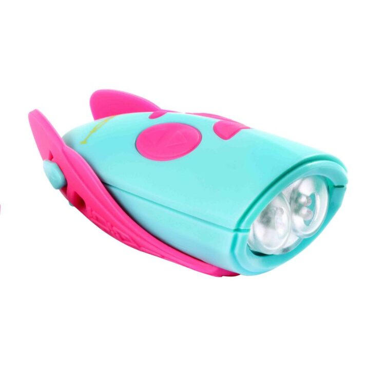 Mini Hornit Bike/Scooter Light and Horn - Pink/Turquoise