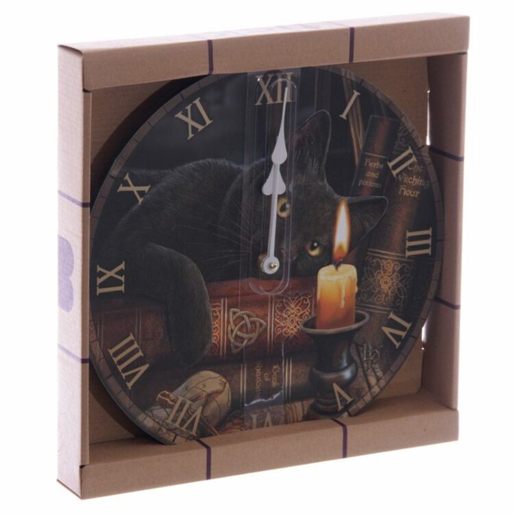 Lisa Parker Witching Hour Cat Picture Clock