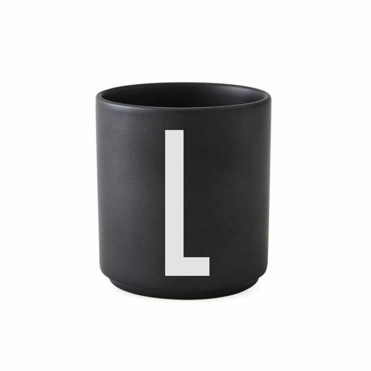 Personal Porcelain Cup - Black - L