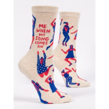 Women's Crew Socks – Me When My Song Comes On