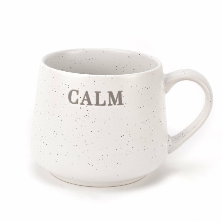 Serenity Debossed Mug - Calm