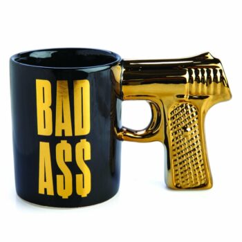 Bad Ass 3D Gun Handle Mug