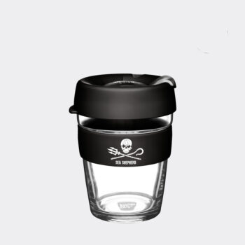 KeepCup Brew Reusable Glass Cup - Medium 12oz - Sea Shepherd